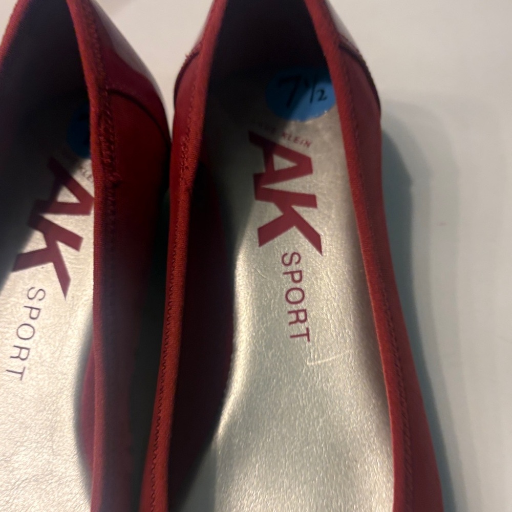 Anne Klein Red Flats